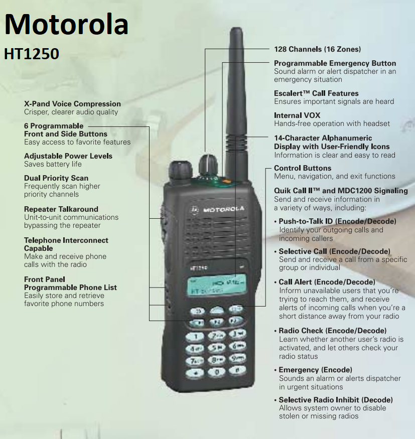 Motorola Handheld Radio